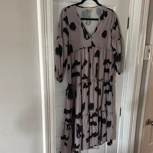 Sunday Black and Gray Women's Dress